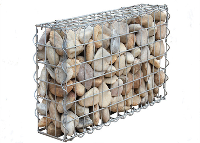 80 X 80mm Iron Wire 195 Welded Gabion Mesh Square Garden Edging