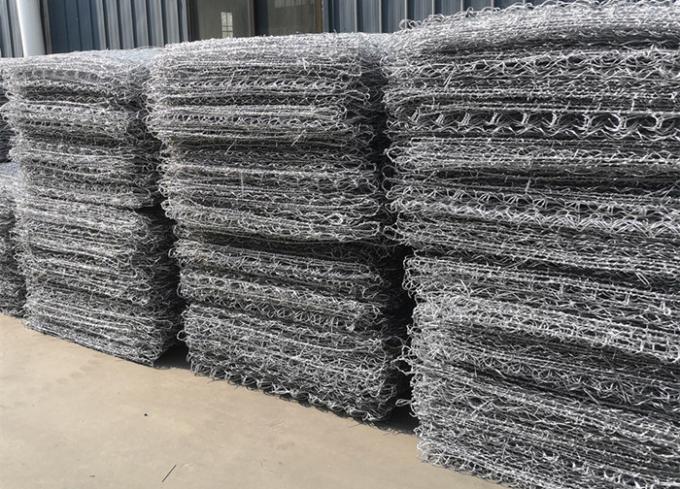 4x2x0.3 Hexagonal Hole Galfan Gabion Box Znal Coated Iron Wire Mesh Retaining Wall 2