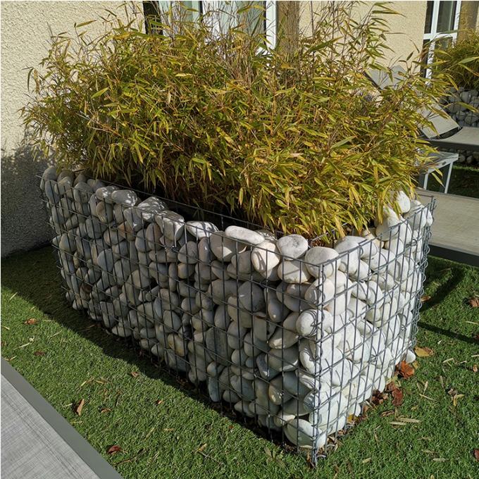 4.5mm Dia  5x10 Hole Metal Cage Retaining Wall Shorelines Wire Fence Rock Walls 1