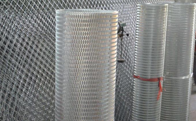 Flattened Treated Expanded Metal Wire Mesh Sheet For Sieve Production 1