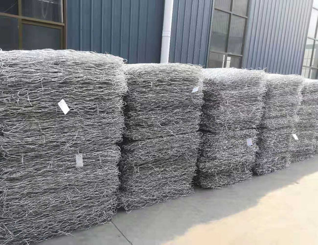 OEM 100×120mm Hot Dipped Galvanized Gabion Box Weaving Mesh Bunnings 2