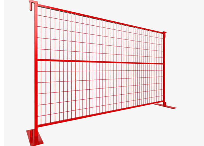 Red Canada Temp Fence Panels Bunnings 6×9.5ft 50x200 PVC Coated