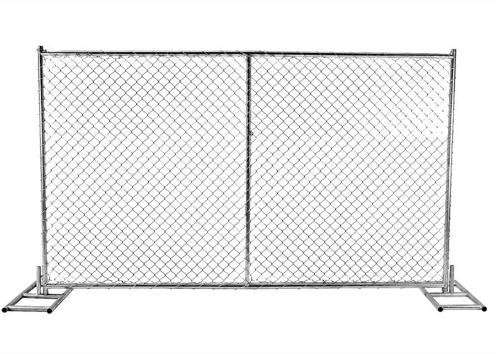 11 Gauge Portable 6x8 Chain Link Fence Panels Hot Dipped Galvanized