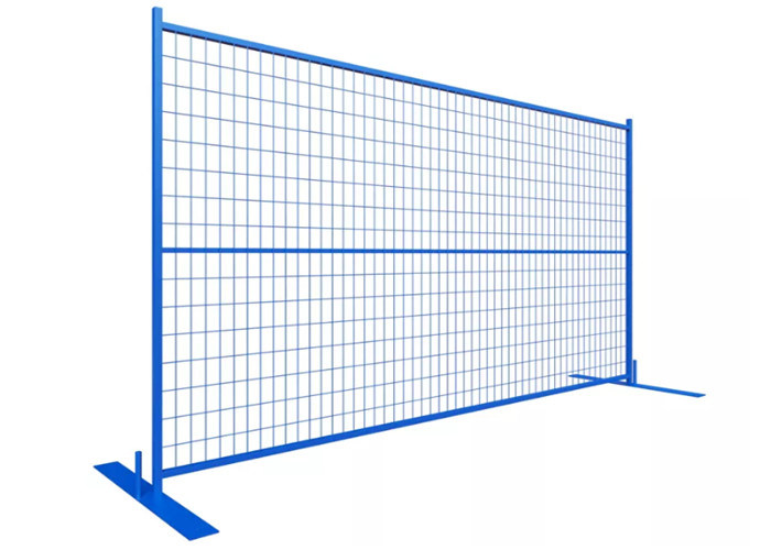 Blue Canada Temporary Construction Fence Panel 60x150mm Standard Mesh