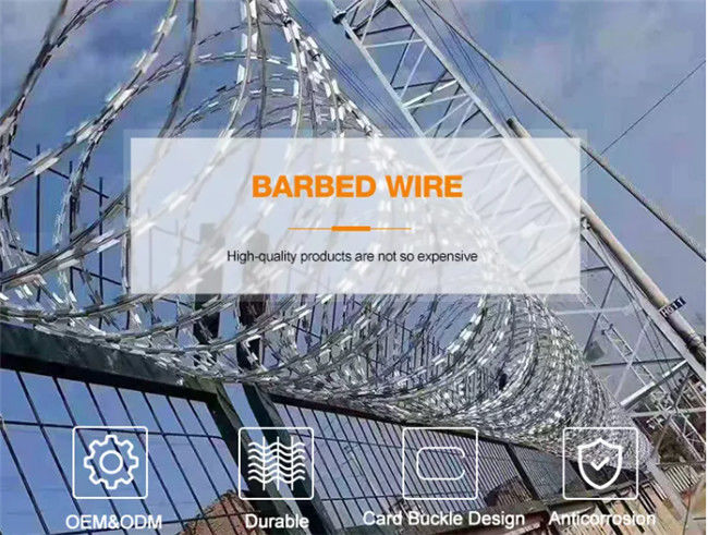 Bto-18 Bto-22 Razor Wire And Barbed Wire Anti Climb Anti Rust Strong For Prison 0