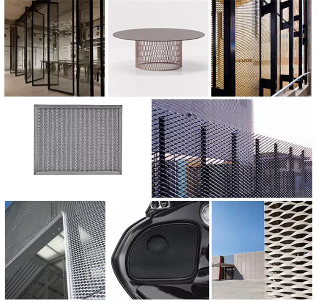 6mm Architectural Decorative Aluminium Diamond Mesh Sheet For Curtain Wall Covering 1