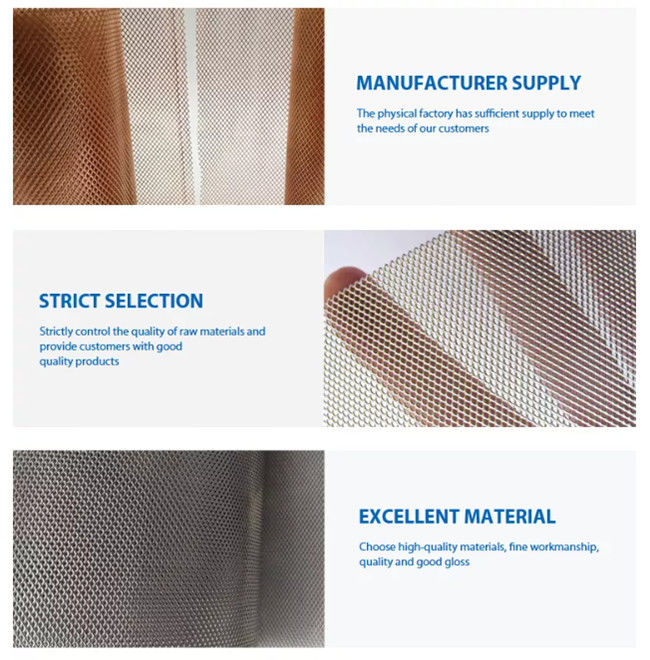 Customized Micro Hole Expanded Metal Wire Mesh For Industrial Usages 1