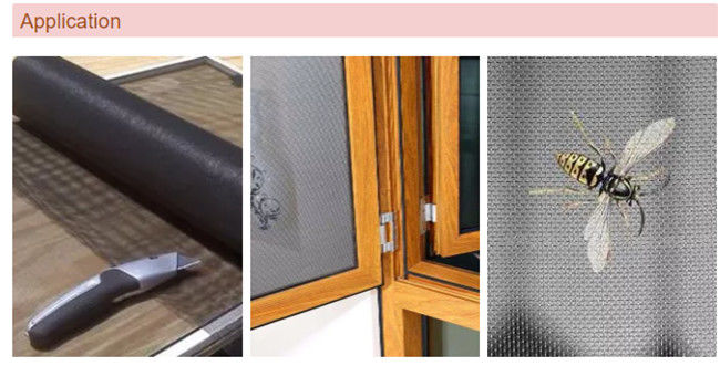 16x16 Window Screen Wire Mesh Light Weight Aluminum Alloy For Mosquito Netting 3