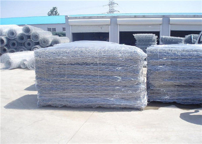 3.7mm Wire Diameter Pvc Coated Galvanized Gabion Box Water And Soil Protection 0