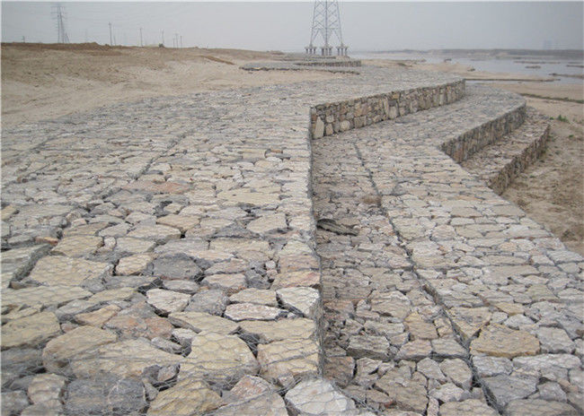 3x1x0.3m Gabion Mattress 2.7mm Net Wire Galvanized For Slope Protection 2