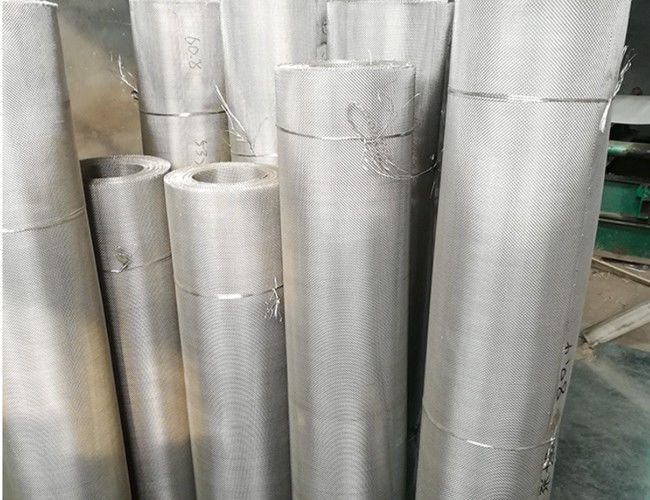 0.02mm Dia 10m Length Window Screen Wire Mesh SS316 Plain Woven 2