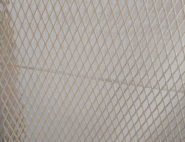 14mm H65 Thickness Expanded Brass Mesh MAX 3.4m Decorative Mesh Screen 0