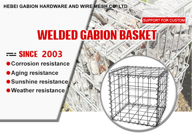High Tensile Dura Guard Gabion Sea Wall 200*100*100 Welded Wire Retaining Wall 0