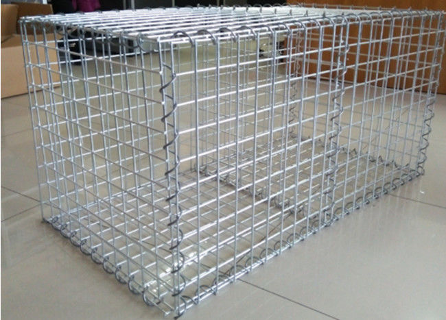 4.0x1.0x0.5M 3m Length Welded Gabion Mesh 5 Mm Dia Wall Garden Edging 0