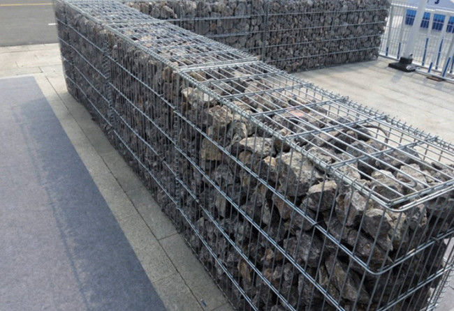5.0mm Hot Dipped Galvanized Welded Gabion Mesh Heavy Duty Box 100x30x30cm 2