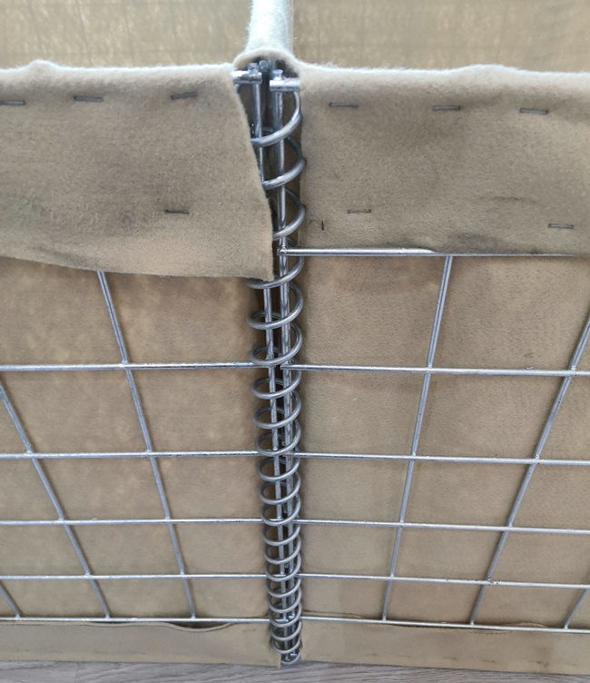 20 Cells 2.21m Galvanized Welded Gabion Baskets 5mm Gabion Baskets 300g/M2 2