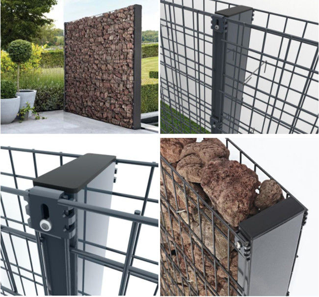 100x50mm CE Welded Gabion Box 8mm Single Wire Gabion Garden Wall 0