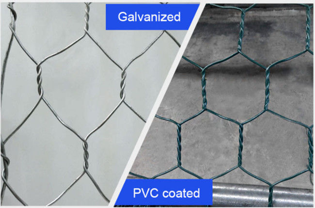 1×1×1m PVC Coated Gabion Mesh Baskets 380 Mpa HBGB Retaining Wall Mesh Cages 1