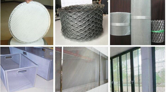 Flattened Treated Expanded Metal Wire Mesh Sheet For Sieve Production 3