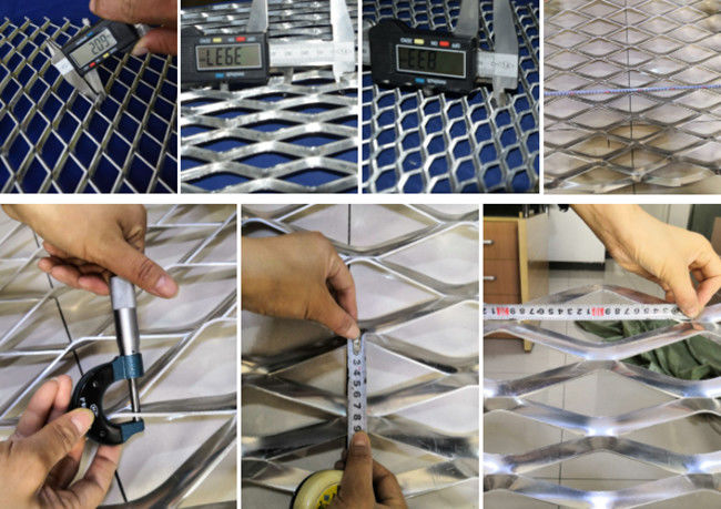 1220*2440mm 316 Stainless Steel Expanded Metal SS Hexagonal Perforated Metal 1