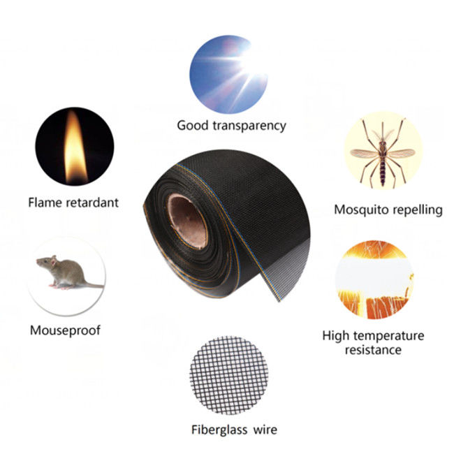 18X18 20X20 High Strength Fiberglass Mesh HBGB Insect Mesh Fabric 0