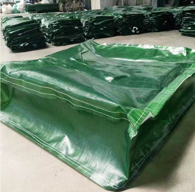Waterproof 1*1*1m Woven Geotextile PET Gabion Bag ISO SGS 0