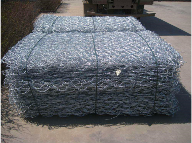 4x1x1m Galvanized Gabion Box Anti Corrosion Hexagonal Woven Mesh 2