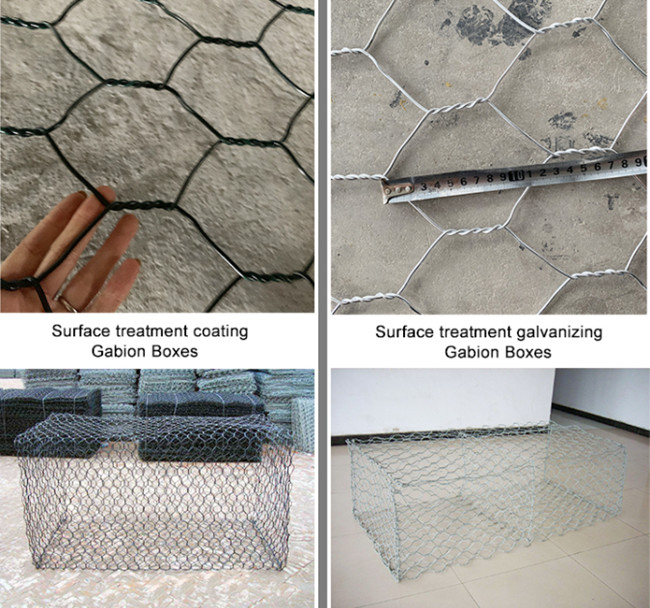2.4mm To 3.9mm Galfan Gabion Baskets Hot Dipped Galvanized For Slope Construction 0