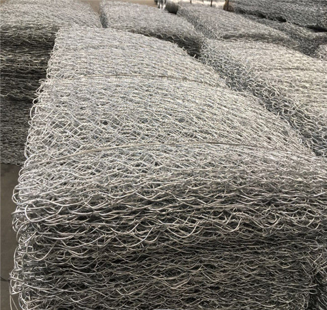 2x1x1m Rock Weaving Galvanized Gabion Box For Stone Retaining Wall 2