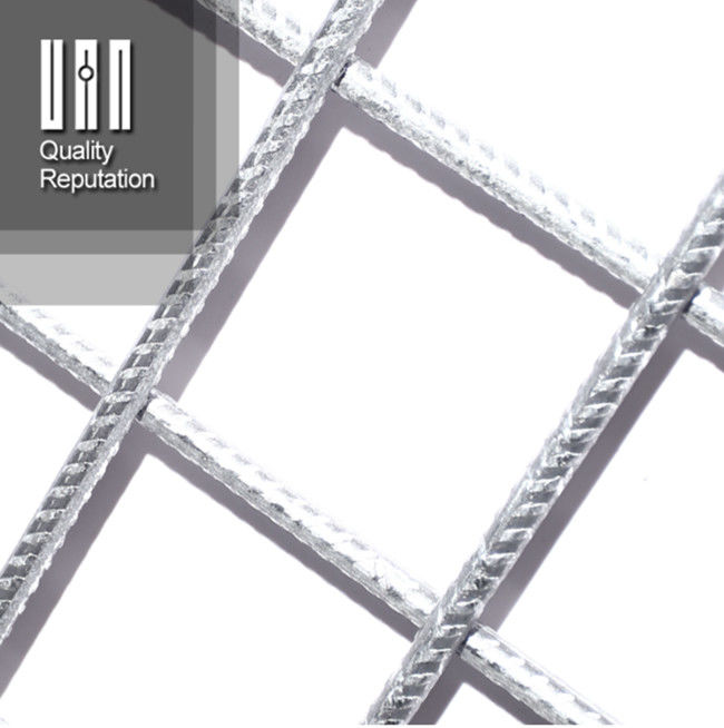 ASTM 185 250mm Deformed 10mm Rebar Mesh Sheets Rectangle SGS Customized 0