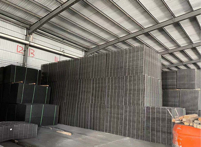 ASTM 185 250mm Deformed 10mm Rebar Mesh Sheets Rectangle SGS Customized 2