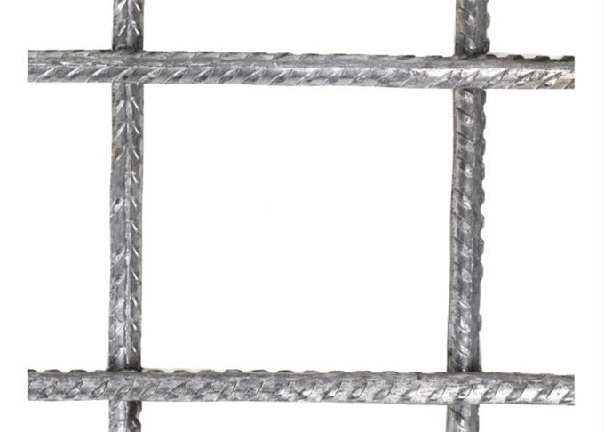 High Strength 200 X 200mm Hole Concrete Reinforcement Welded Wire Mesh Ribbed Steel 0