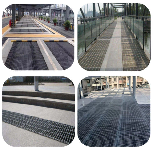 HBGB 32 X 4.5mm Stainless Steel Floor Serrated Metal Grating ISO14001 3