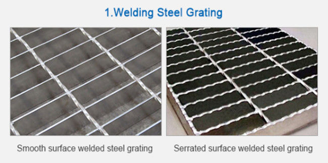Smooth Swaged Aluminium Walkway Plain Bar Grating Anti Corrosion 0