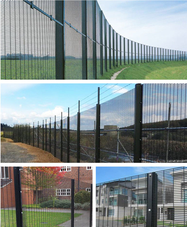Powder Coating 358 Anti Climb Mesh Fencing Airport High Security 2