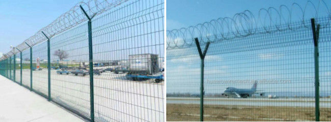 5mm Corrosion Resistant No Climb Security Fence For Airport 0