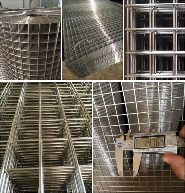 Stainless Steel 304 Welded Wire Mesh Panels Rust Proof 50x50mm 0