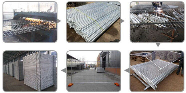 Australia Type Temporary Construction Fence Panel Hot Galvanized 2.1x2.4m 1