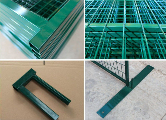 1.5mm 6'×9.5' Portable Security Temporary Construction Fence Panel Q235 0