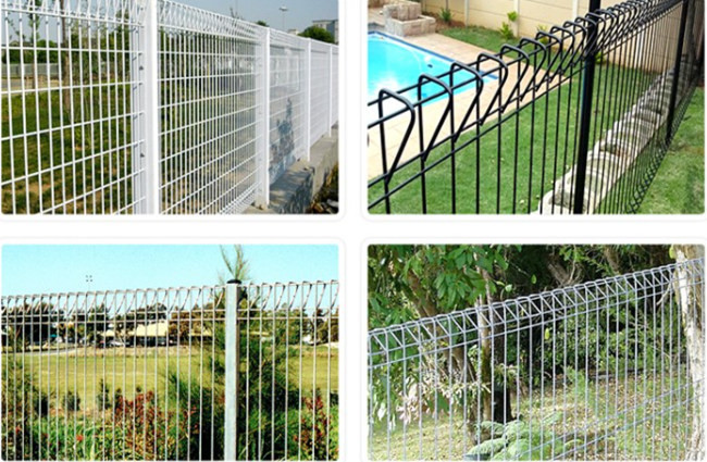 L2.3m 6mm Dia BRC Roll Top Mesh Fence Panels Hot Dipped Galvanized 2