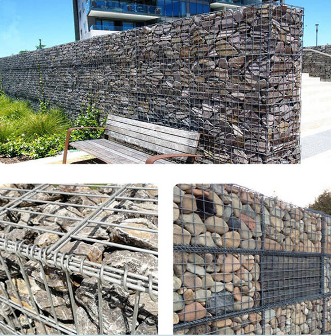 Popular Size 4m Long Rock Gabion Baskets Retaining Wall Blocks 0