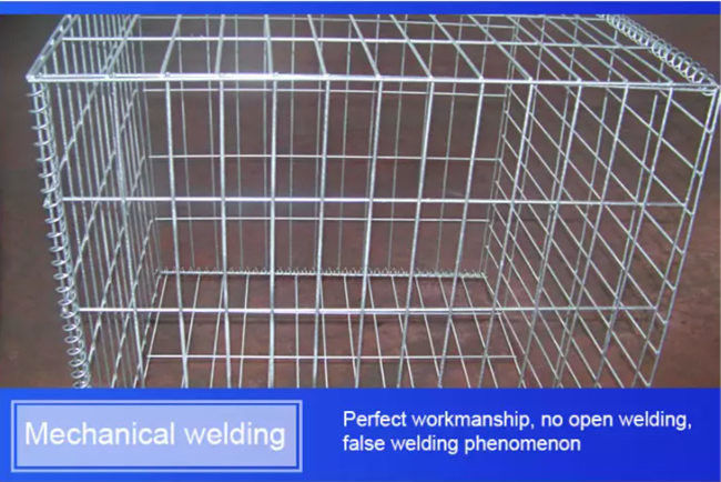 50 X 50mm Hole Size Welded Gabion Mesh Galfan Coated For Retaining Wall 0