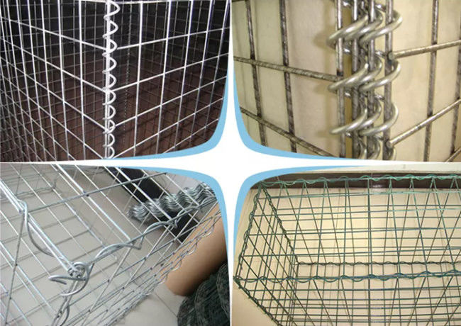 Stone Cages Wall Welded Mesh Gabion 4mm Wire Gauge 5x5 Cm Hole 1