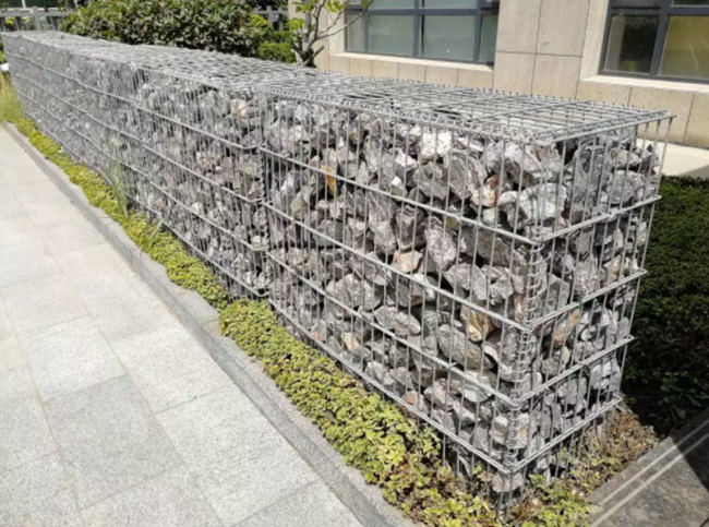 Diy 2x1x1m Welded Mesh Gabions Retaining Wall Basket Decorative Cage 1
