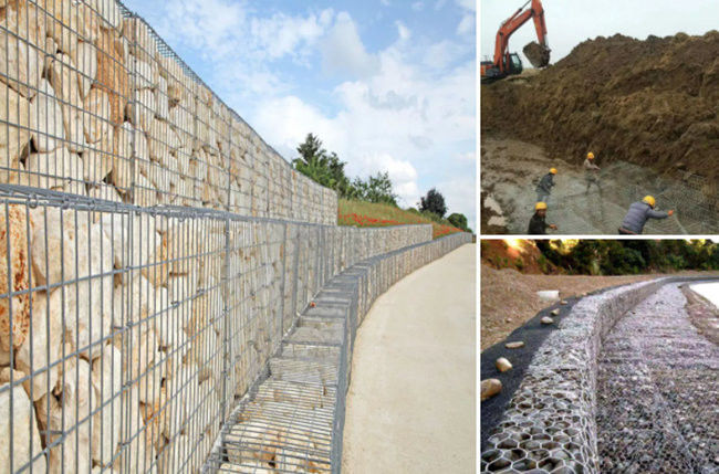 3mm Steel Wire Retaining Wall Galvanized Welded Gabion Box 2