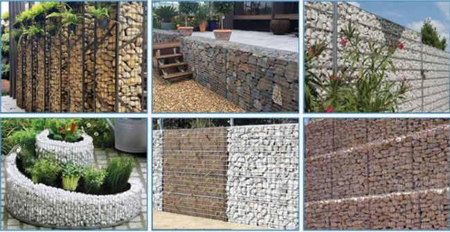 100 X 80 X 30cm Galvanized Gabion Box Welded Reinforced Stone Fence 3