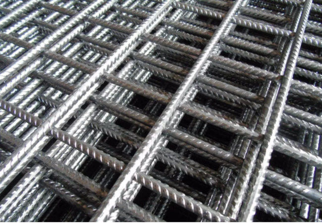 Customized Concrete Reinforcement Welded Wire Mesh Non Galvanized Ribbed Bar Steel 6 Gauge 1
