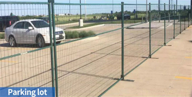 10ft Hoarding Prefab Houses Temp Construction Fence Panels Safety 1